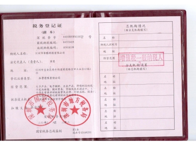 税务登记增值税一般纳税人